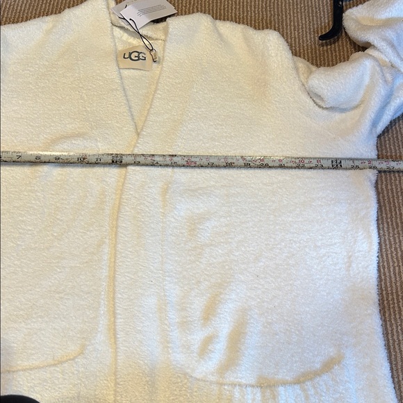 NWT UGG kallie Soft Cream white open front Cardigan size XL - Picture 12 of 13